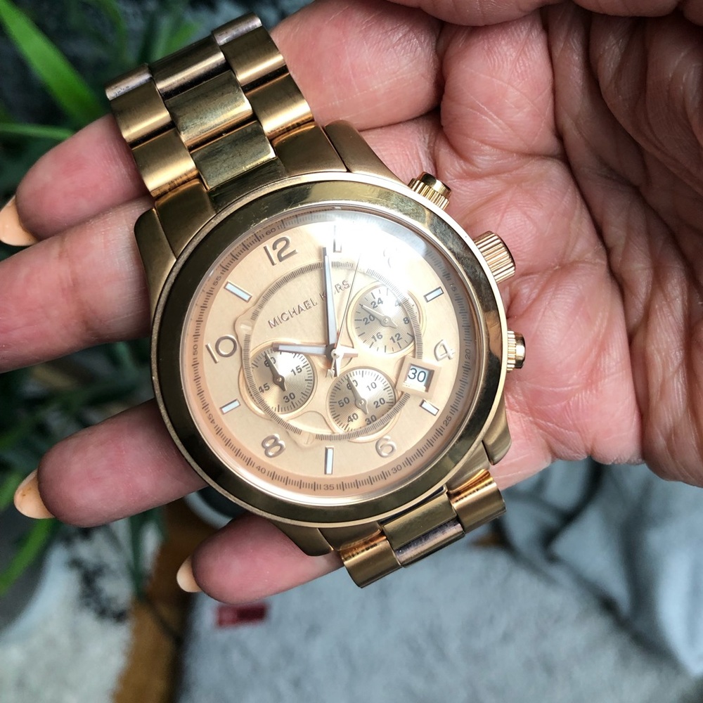 Michael Kors Watch — Rose Gold Oversized